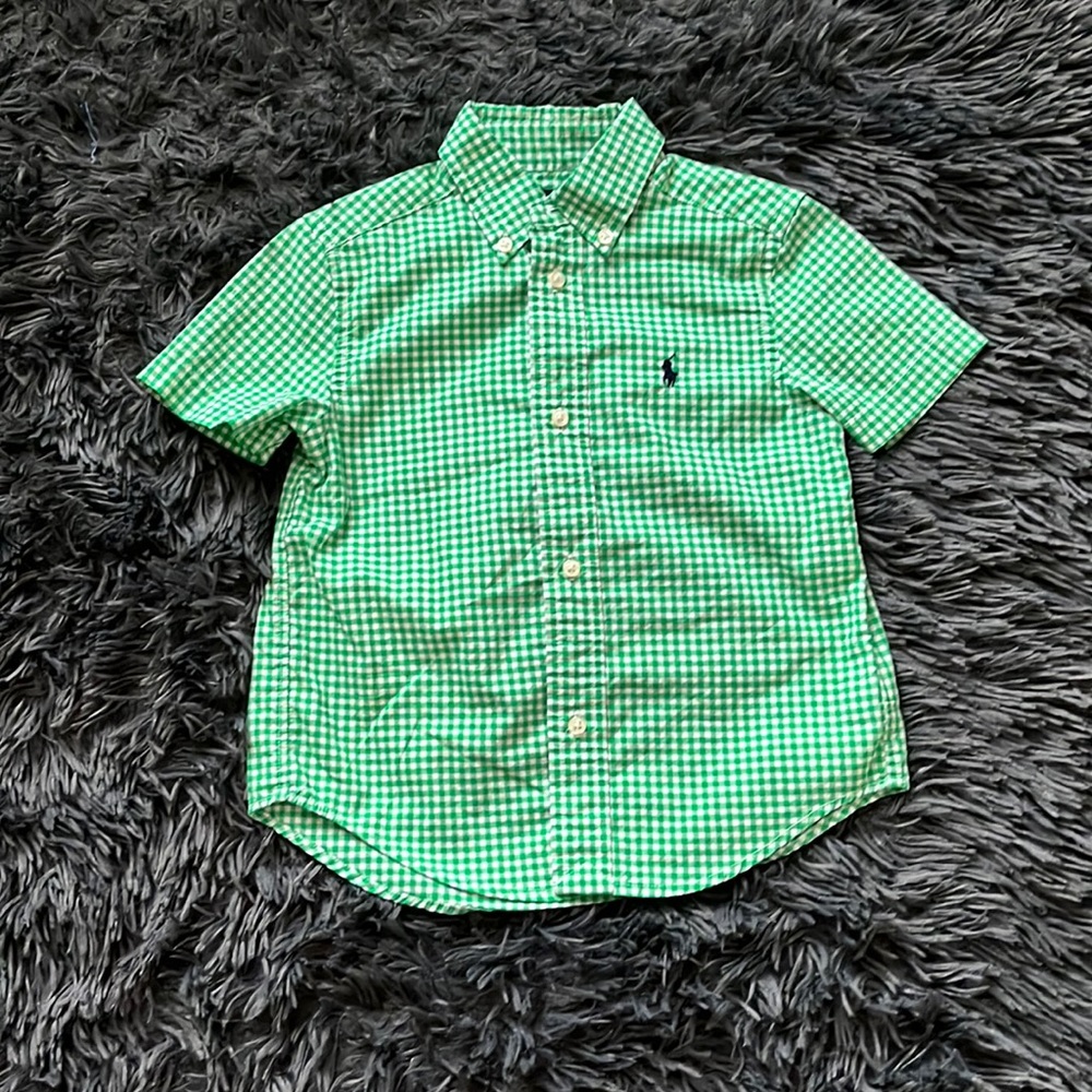 Toddler Polo Ralph Laure shirt sleeve button up
